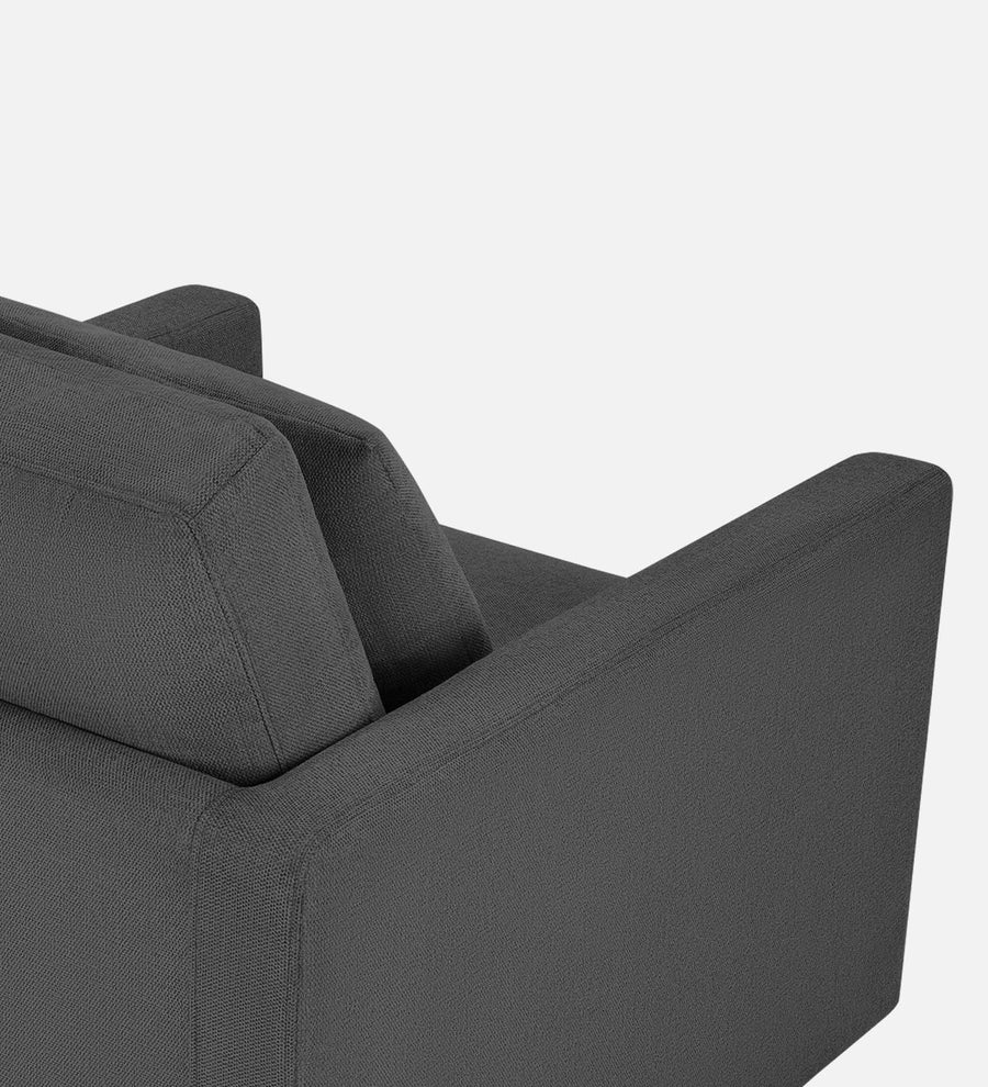 Kera Fabric 1 Seater Sofa In Charcoal Grey Colour - Febonic Living