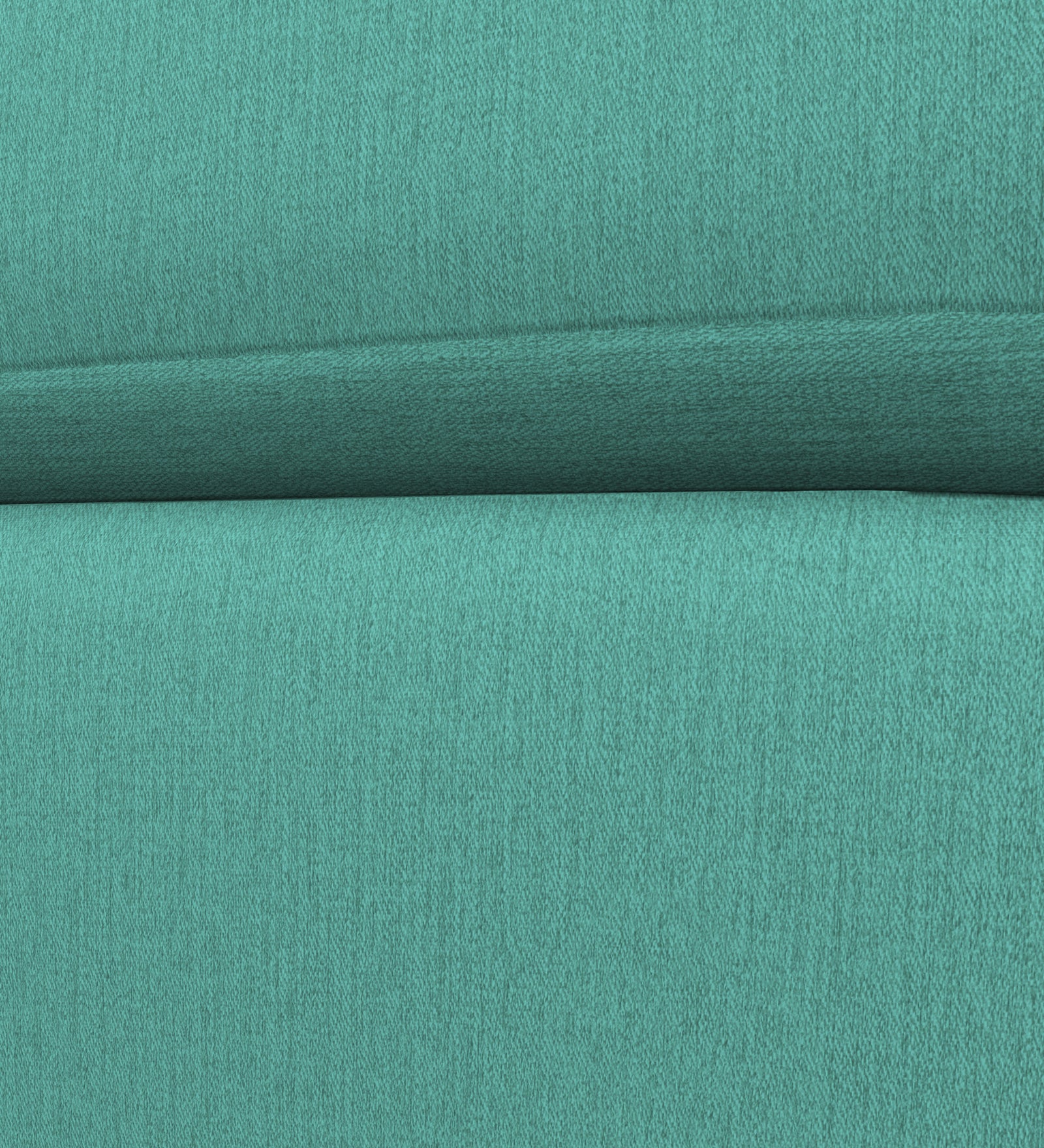 Penny Fabric Storage Ottoman In Aqua Blue Colour