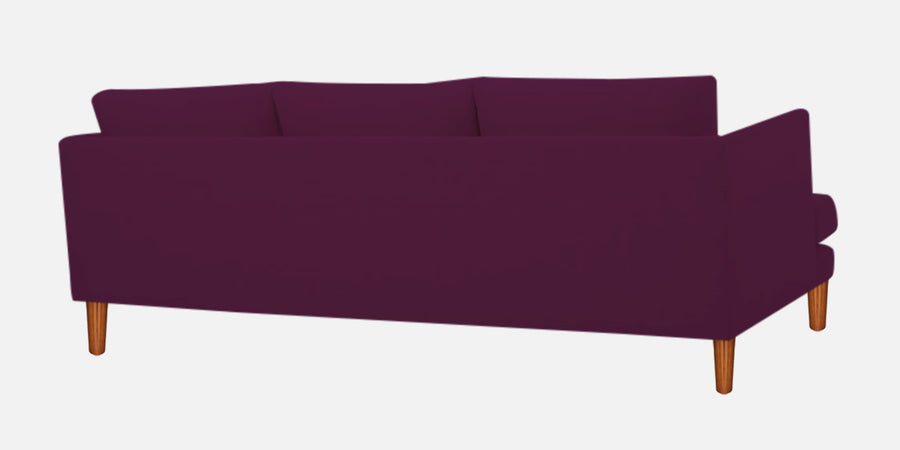 Sokun Fabric 3 Seater Sofa In Greek Purple Colour - Febonic Living