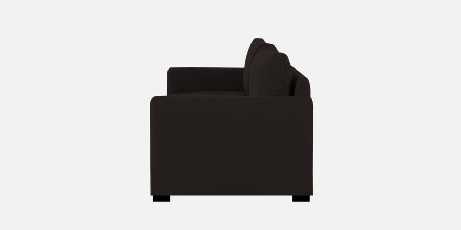 Sigma Fabric 3 Seater Pull Out Sofa Cum Bed In Cara Brown Colour - Febonic Living