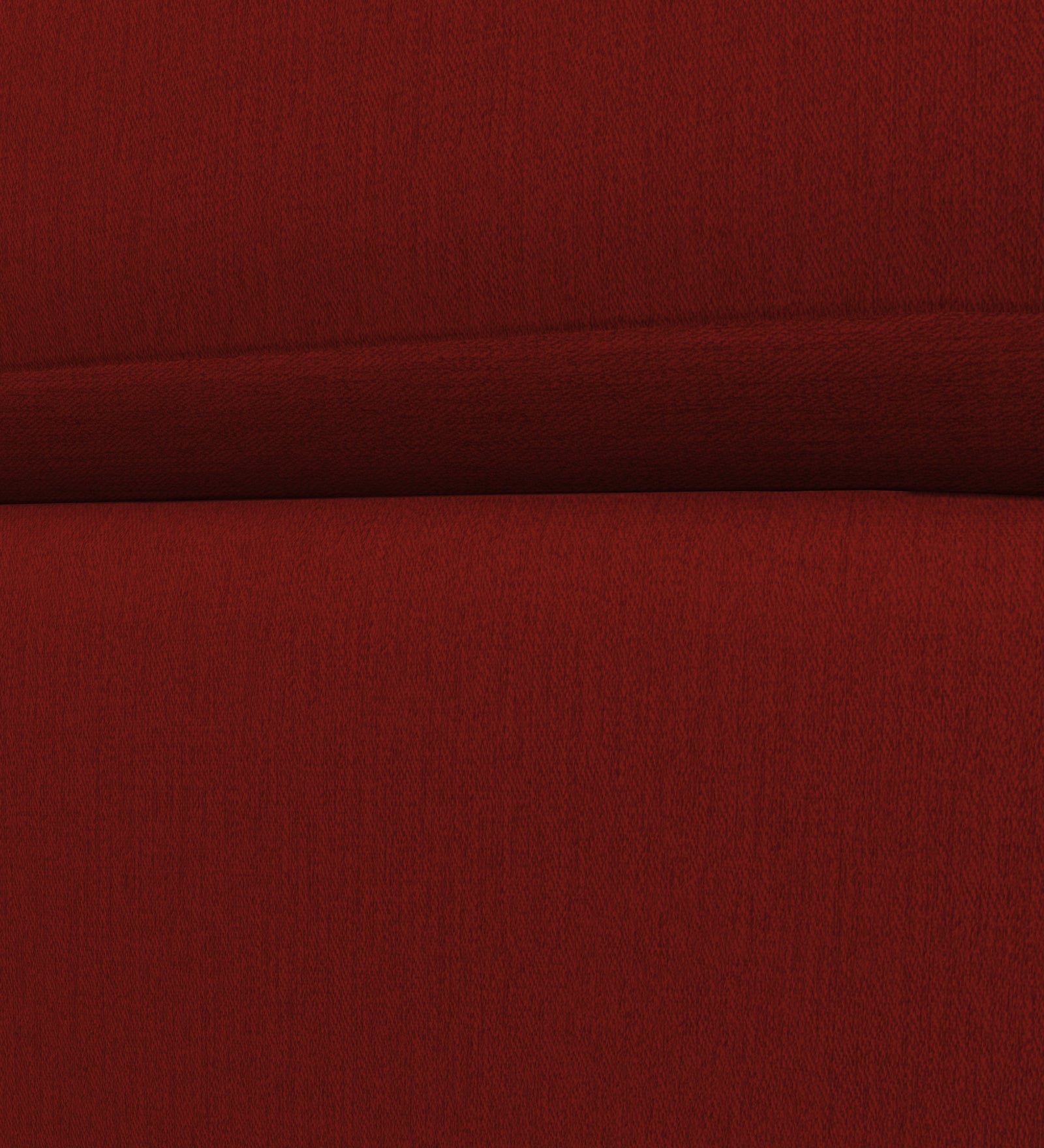 Penny Fabric Storage Ottoman In Blood Maroon Colour