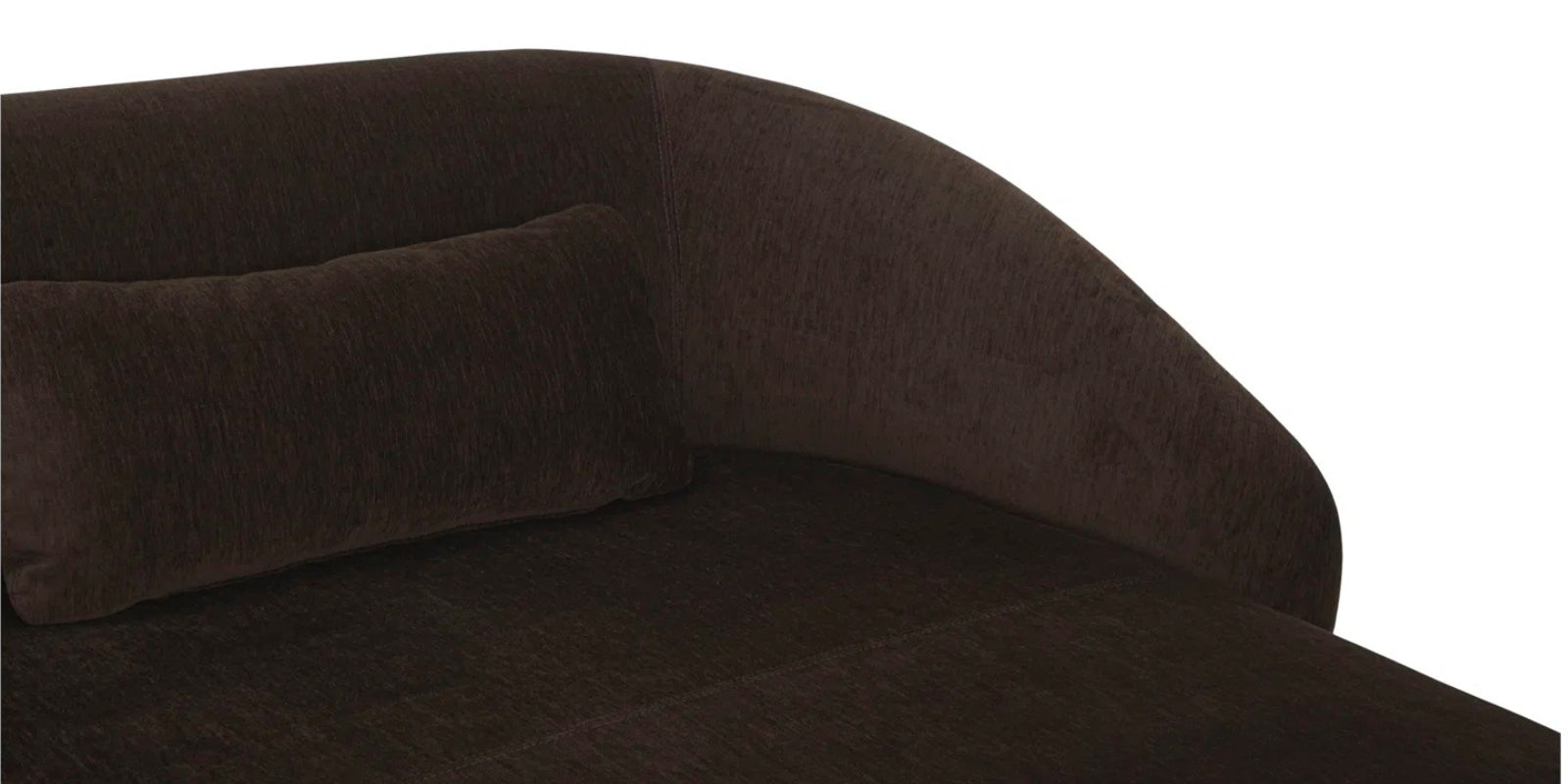 Pepper Fabric 3 Seater Sofa In Coffee Brown Colour