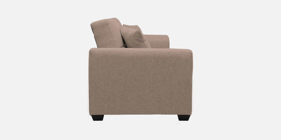 Bony Fabric 3 Seater Convertible Sofa Cum Bed In Mush Beige Colour - Febonic Living