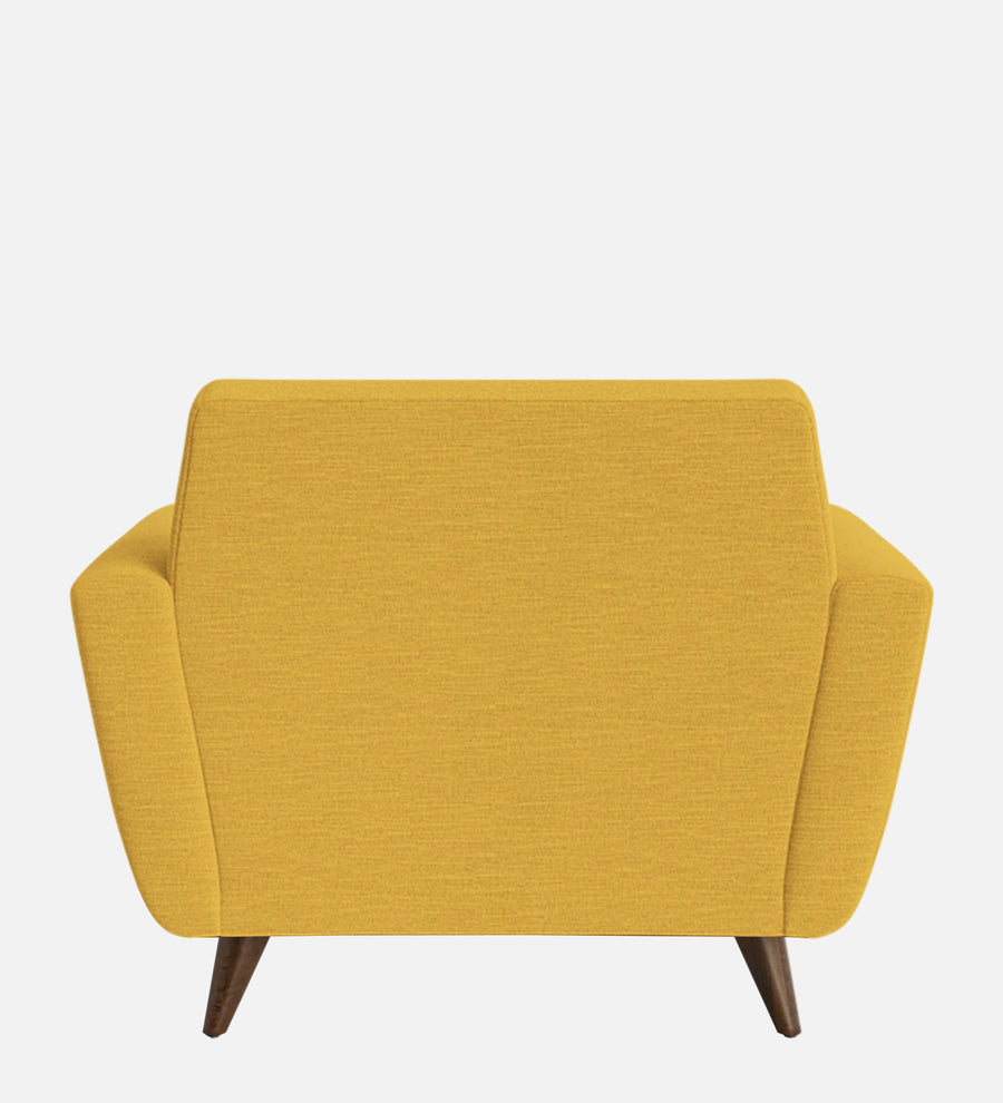 Jasmin Fabric 1 Seater Sofa In Bold Yellow Colour - Febonic Living