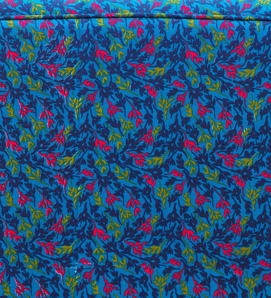 Moly Floral Print Fabric Accent Chair In Multi Colour 3 - Febonic Living
