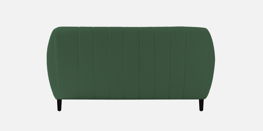 Nesco Boucle Fabric 2 Seater Sofa In Bottle Green Colour - Febonic Living