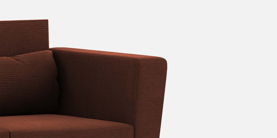 Tokyo Fabric 2 Seater Sofa In Coffee Brown Colour - Febonic Living