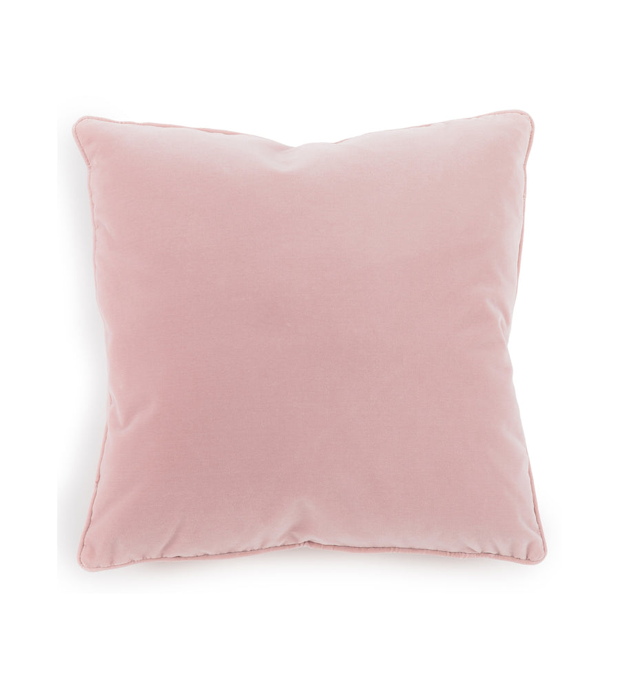 Lucca Velvet 20X20 Inches Cushion Covers Pack Of 2 In Millennial Pink Colour - Febonic Living