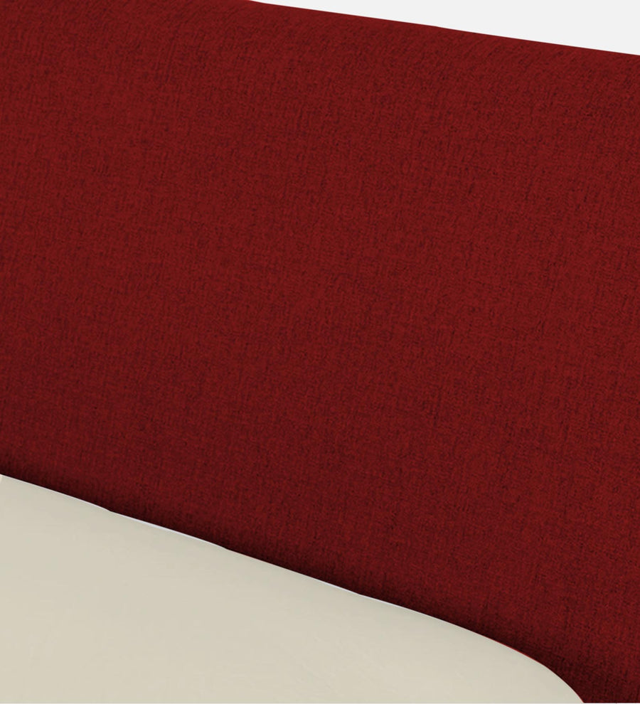 Catla Fabric Upholstered Queen Size Bed In Blood Maroon Colour - Febonic Living