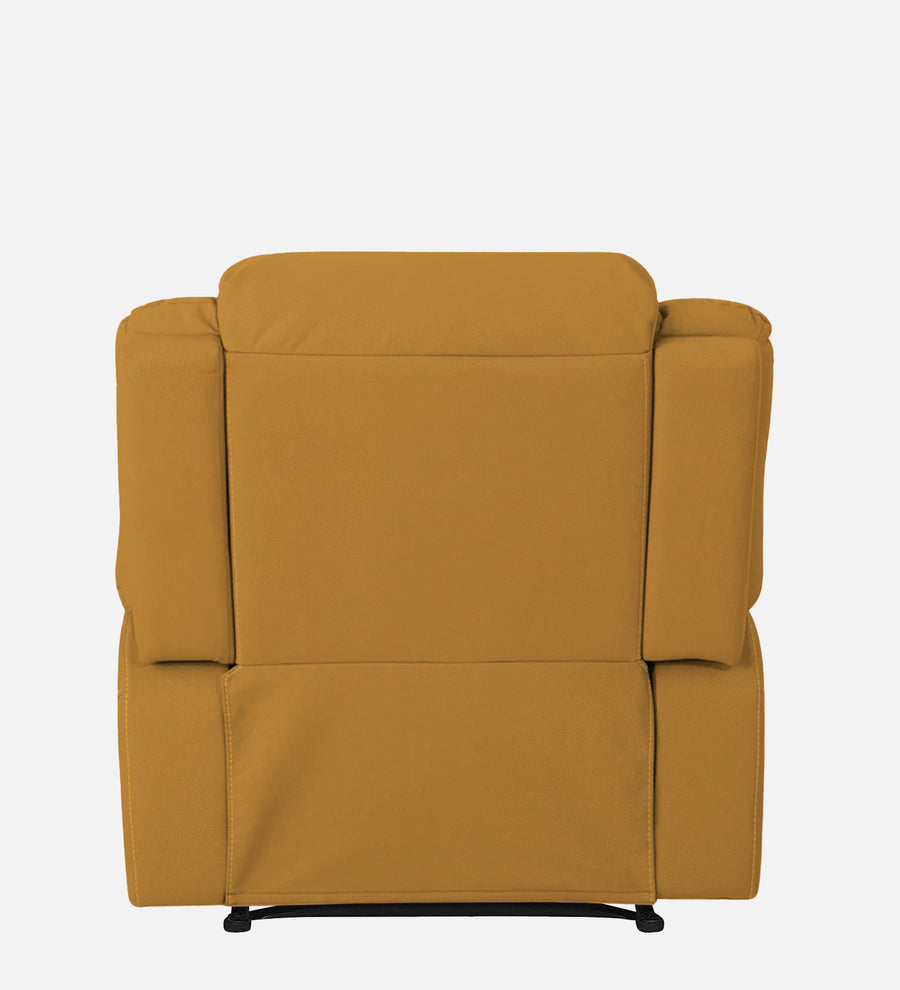 Adley Fabric 1 Seater Motorized Recliner In Blush Yellow Colour - Febonic Living
