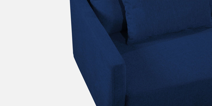 Kera Fabric Rhs Sectional Sofa 3 Lounger In Royal Blue Colour - Febonic Living