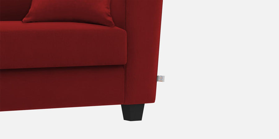 Daku Fabric 2 Seater Sofa In Blood Maroon Colour - Febonic Living