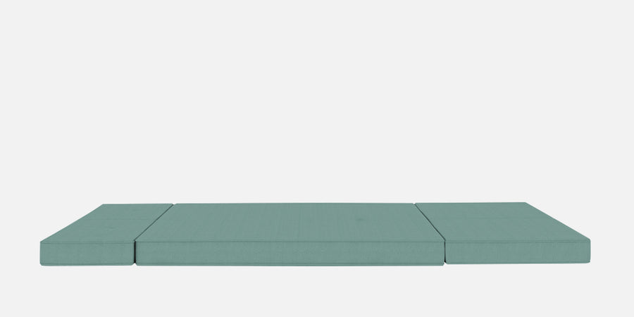 Cora Fabric 2 Seater Foldable Sofa Cum Bed In Suka Blue Colour - Febonic Living