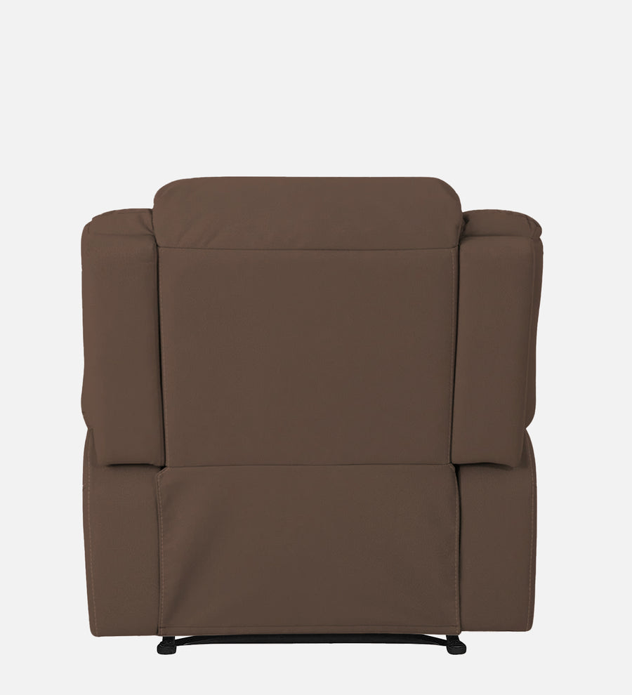 Adley Fabric 1 Seater Motorized Recliner In Ginger Brown Colour - Febonic Living