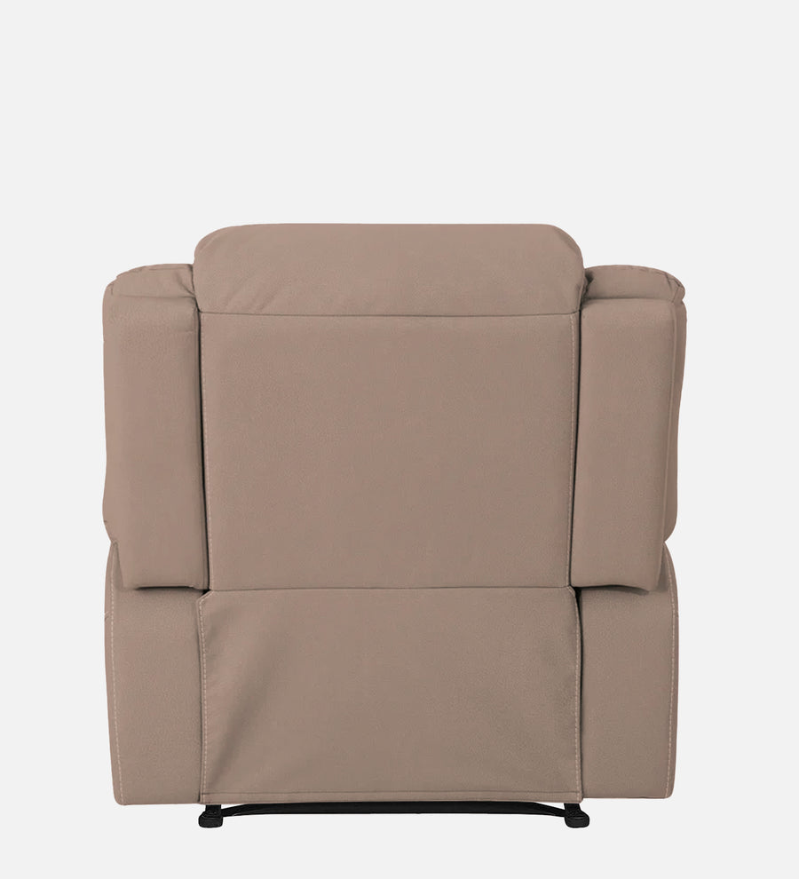 Adley Fabric 1 Seater Motorized Recliner In Mush Beige Colour - Febonic Living