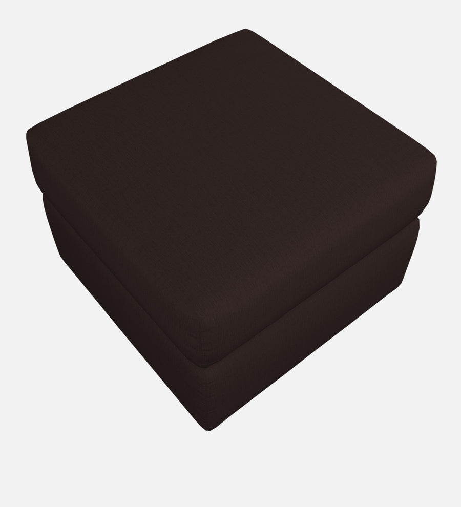 Penny Fabric Ottoman In Cara Brown Colour With Storage - Febonic Living