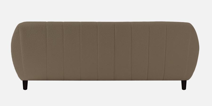 Nesco Boucle Fabric 3 Seater Sofa In Cara Beige Colour - Febonic Living