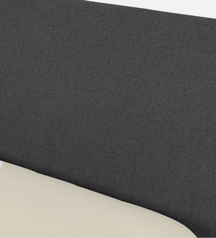 Catla Fabric Upholstered Queen Size Bed In Charcoal Grey Colour - Febonic Living