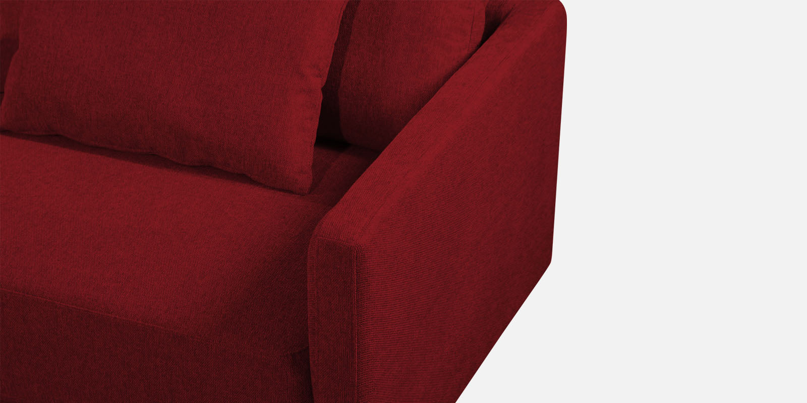 Kera Fabric 2 Seater Sofa in Blood Maroon Colour