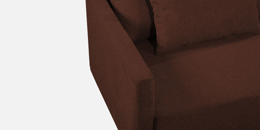 Kera Fabric Rhs Sectional Sofa 3 Lounger In Coffee Brown Colour - Febonic Living
