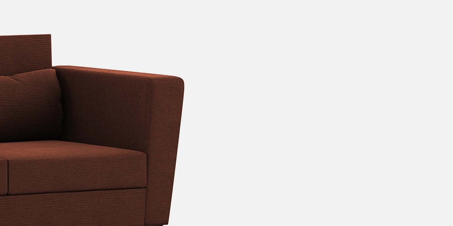 Tokyo Fabric 3 Seater Sofa In Coffee Brown Colour - Febonic Living