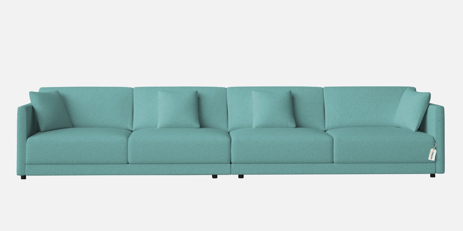 Casso Velvet 4 Seater Sofa in Barmunda Aqua Colour