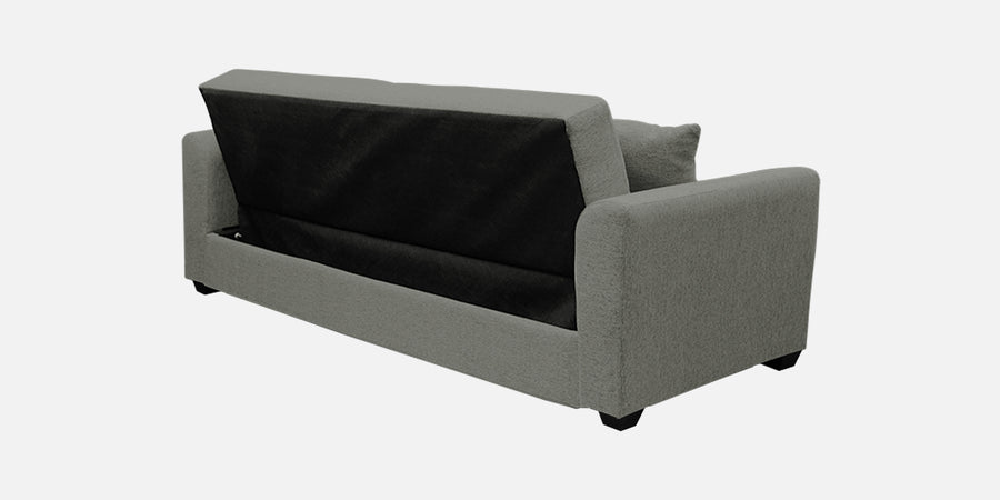 Bony Fabric 3 Seater Convertible Sofa Cum Bed In Turtle Green Colour - Febonic Living
