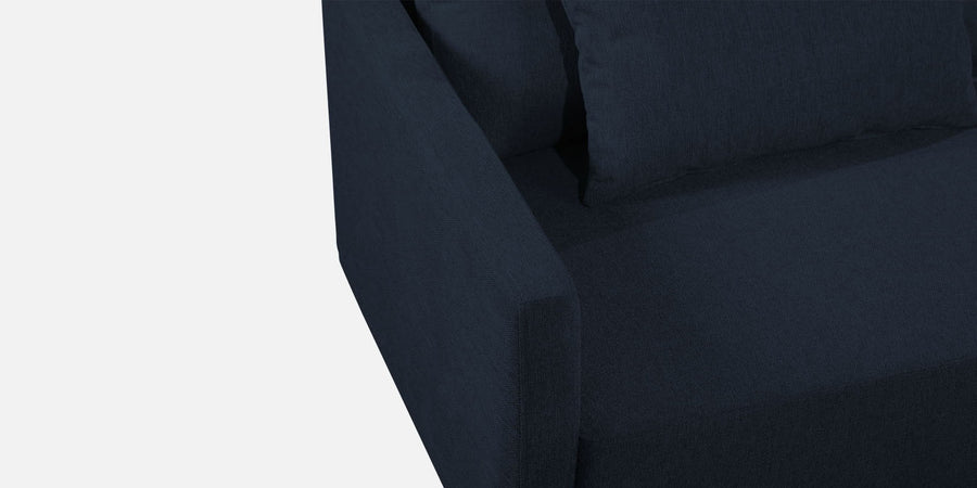 Kera Fabric Rhs Sectional Sofa 3 Lounger In Denim Blue Colour - Febonic Living