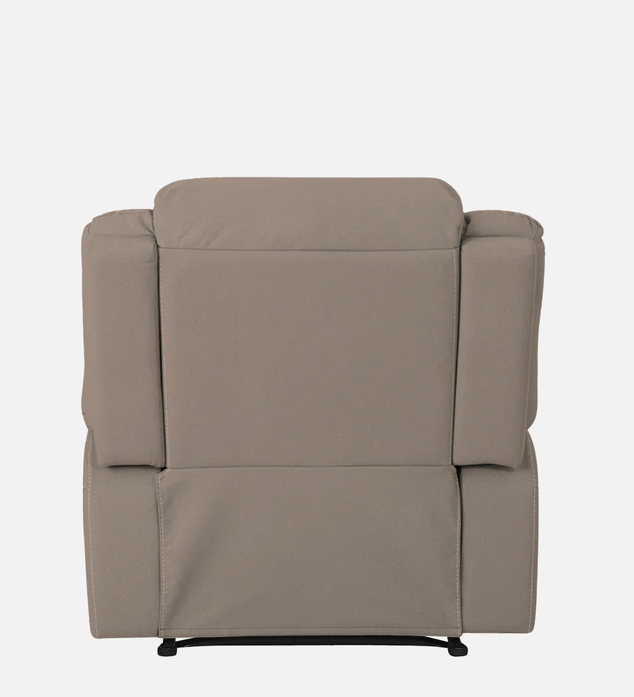 Adley Fabric 1 Seater Motorized Recliner In Khaki Beige Colour - Febonic Living