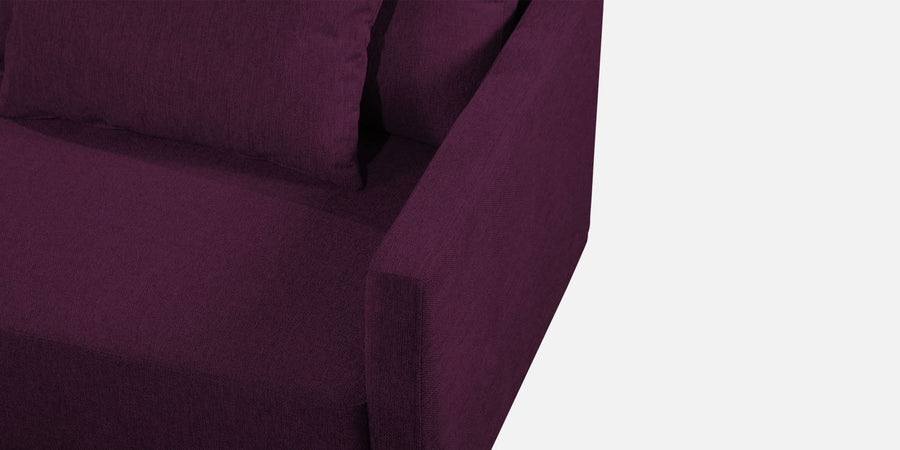 Kera Fabric Lhs Sectional Sofa 3 Lounger In Greek Purple Colour - Febonic Living