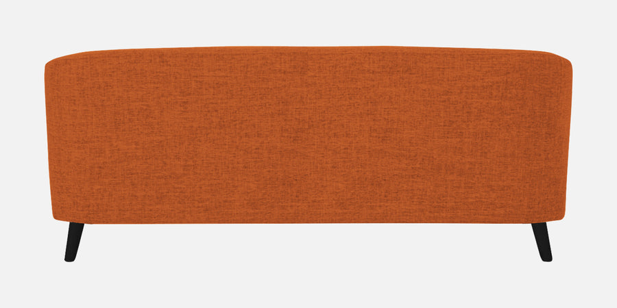 Casper Fabric 3 Seater Sofa In Vivid Orange Colour - Febonic Living