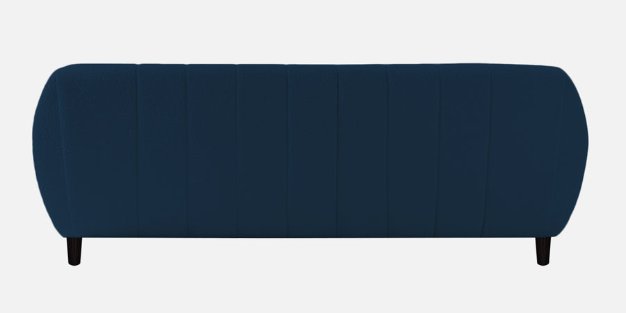 Nesco Boucle Fabric 3 Seater Sofa In Denim Blue Colour - Febonic Living
