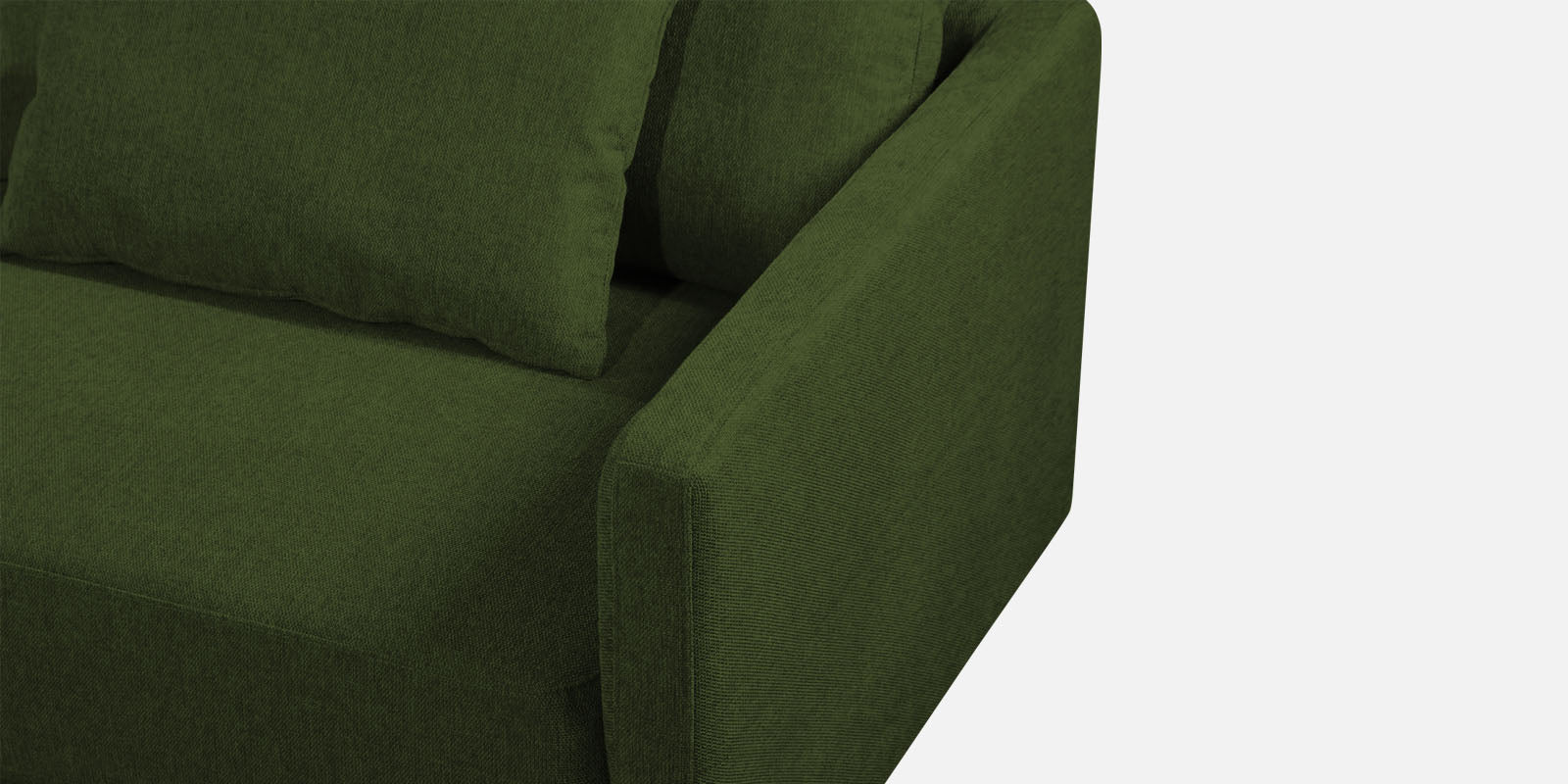 Kera Fabric 2 Seater Sofa in Olive Green Colour