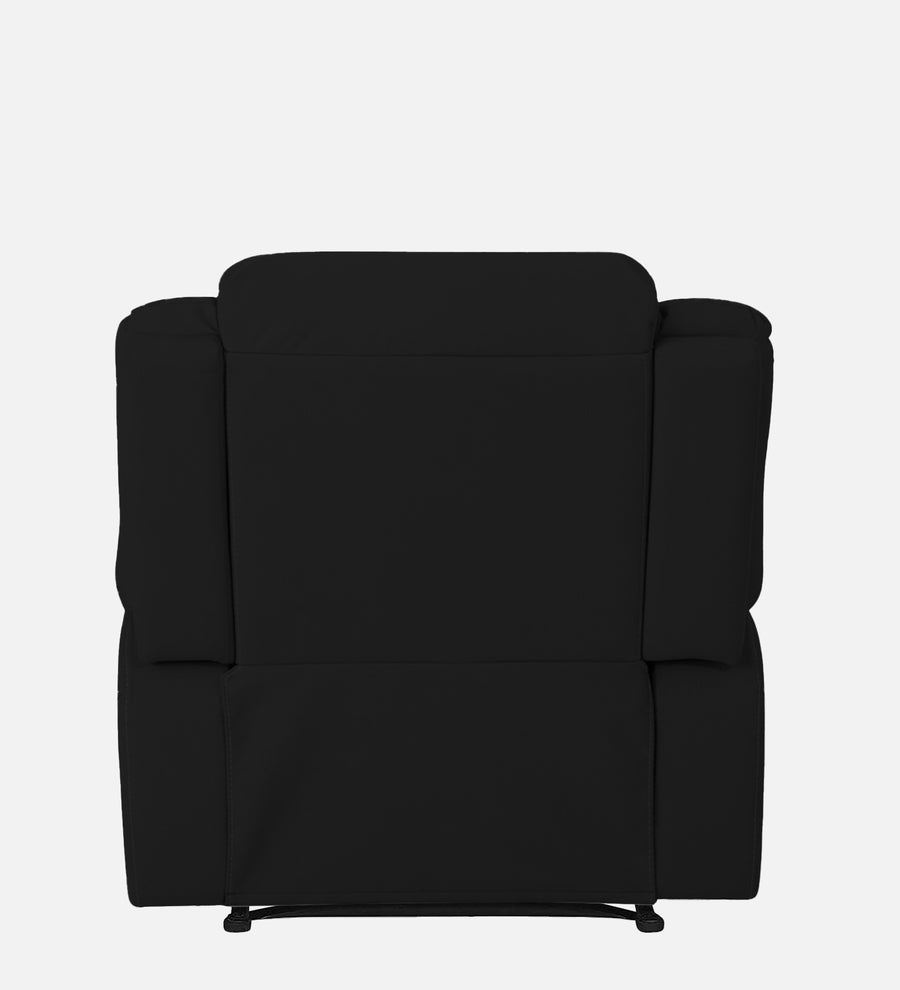 Adley Fabric 1 Seater Motorized Recliner In Heather Black Colour - Febonic Living