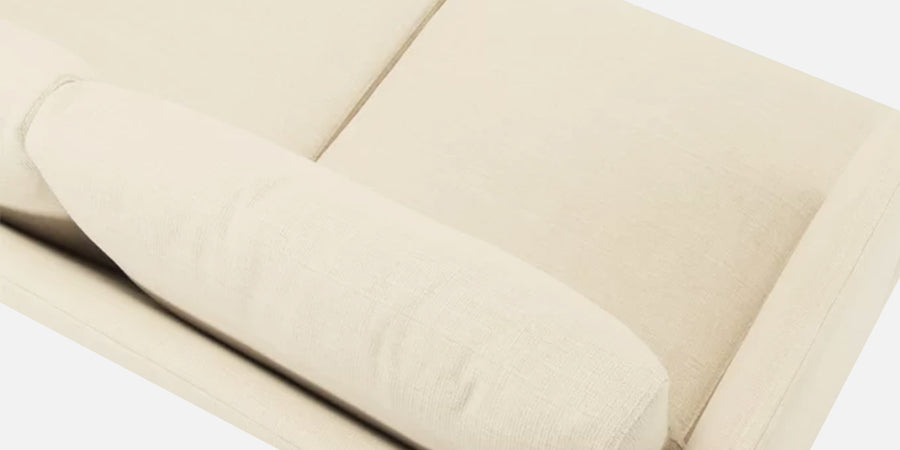 Sokun Fabric 3 Seater Sofa In Ivory Cream Colour - Febonic Living