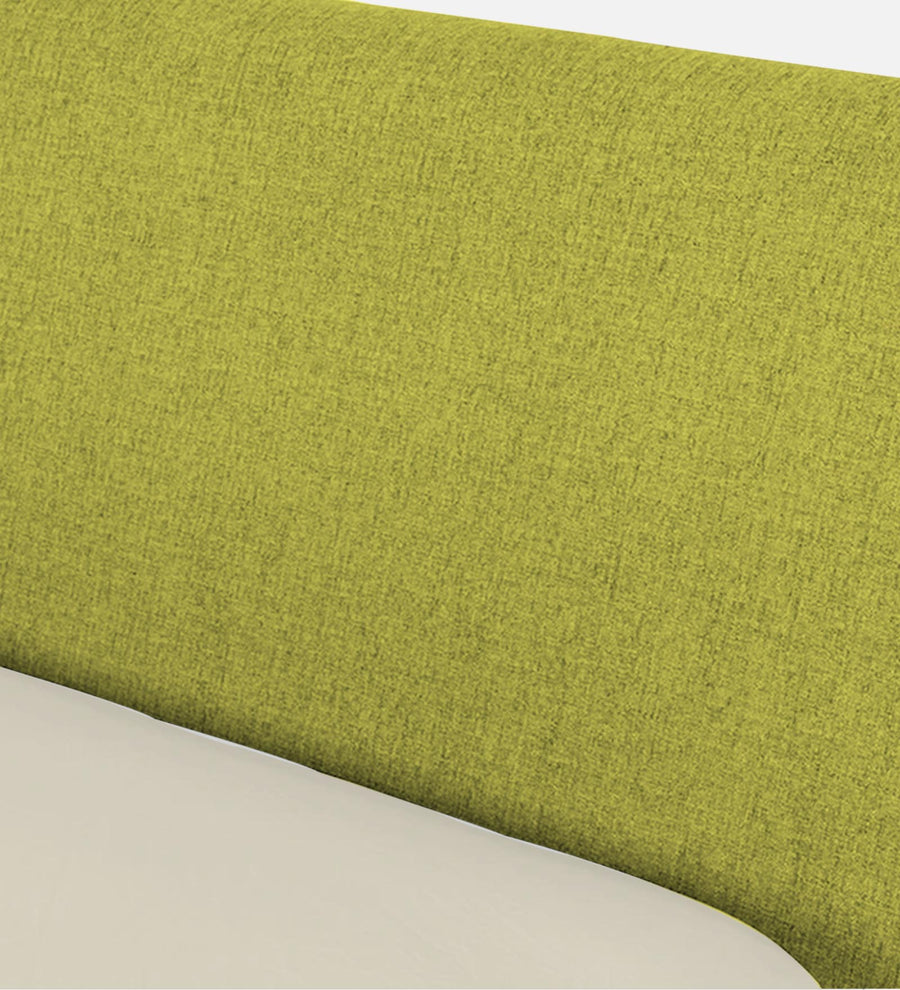 Catla Fabric Upholstered King Size Bed In Parrot Green Colour - Febonic Living