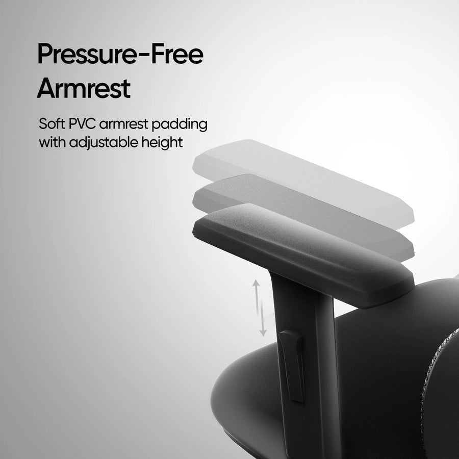 Ero Mesh Ergonomic Office Chair In Baba Black - Febonic Living