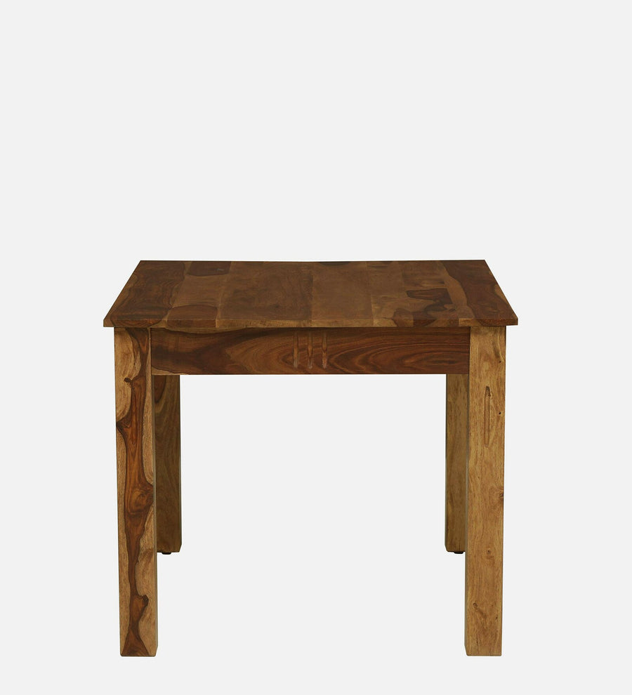 Nuck Sheesham Wood 4 Seater Dining Set In Rustic Teak Finish - Febonic Living