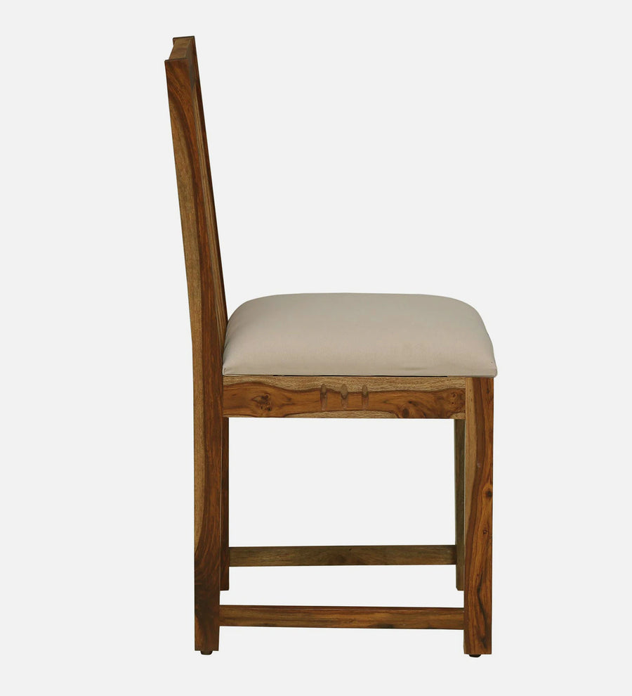 Nuck Sheesham Wood 4 Seater Dining Set In Rustic Teak Finish - Febonic Living