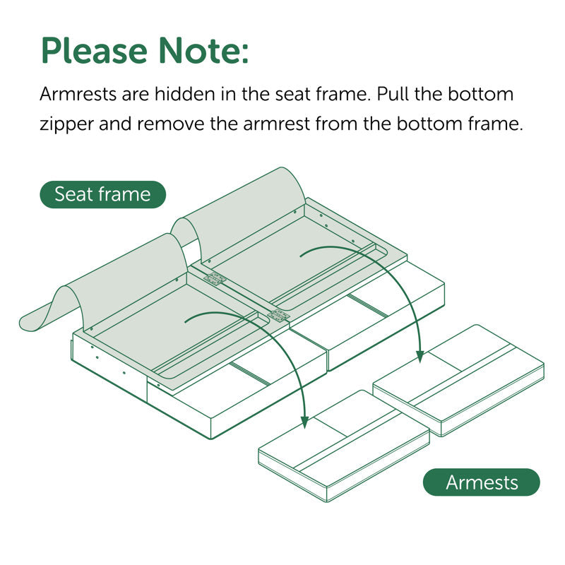 Luster Velvet 3 Seater Convertible Sofa Cum Bed In Pine Green Colour