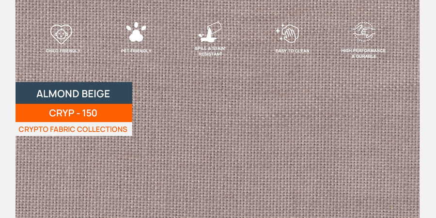 Betty Fabric 6 Seater Lhs Corner Sofa In Almond Beige Colour - Febonic Living