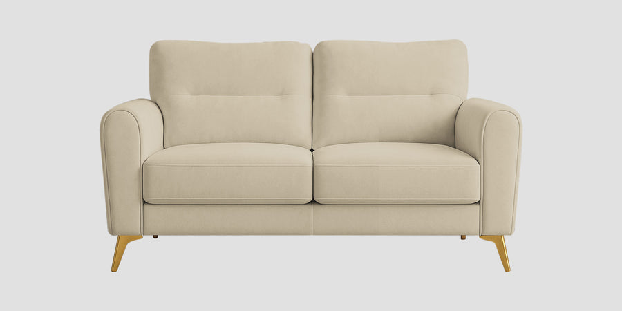 Alpine Fabric 2 Seater Sofa In Cotton Beige Colour - Febonic Living