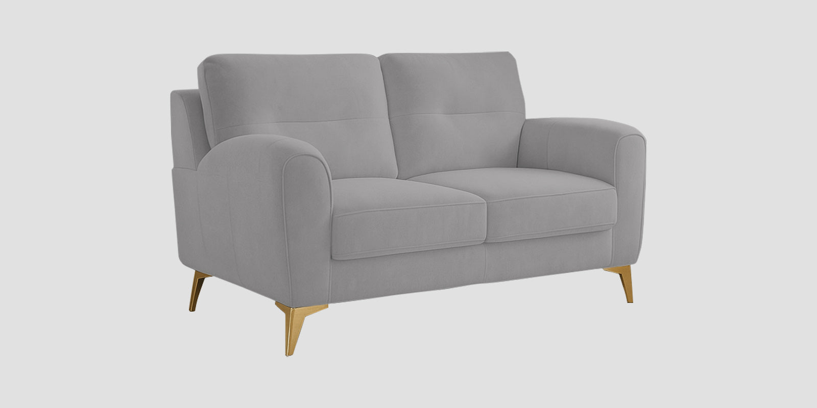 Alpine Fabric 2 Seater Sofa In Dim Grey Colour