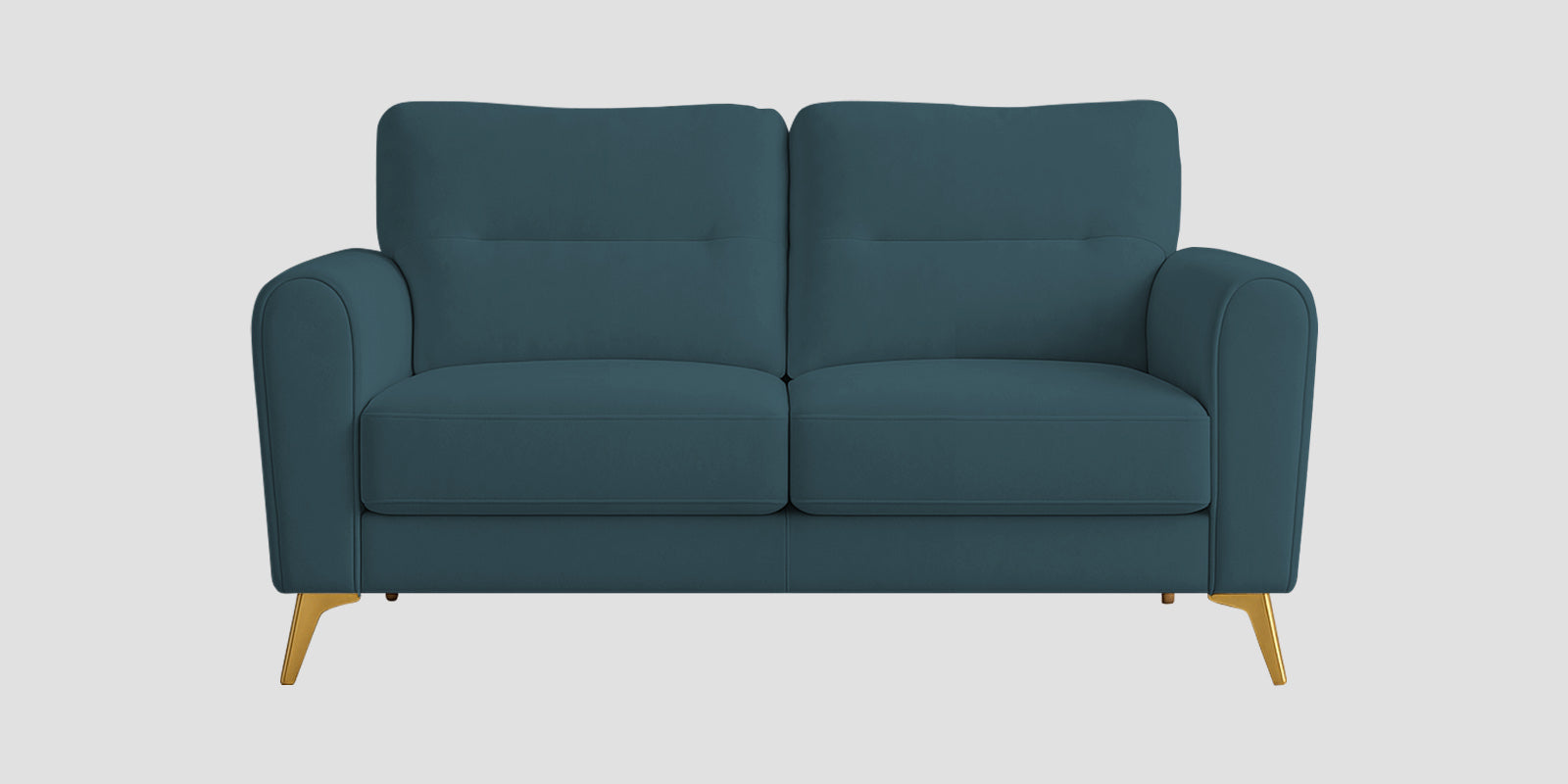 Alpine Fabric 2 Seater Sofa In Sea Blue Colour