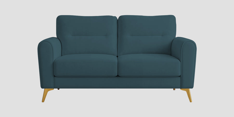 Alpine Fabric 2 Seater Sofa In Sea Blue Colour - Febonic Living