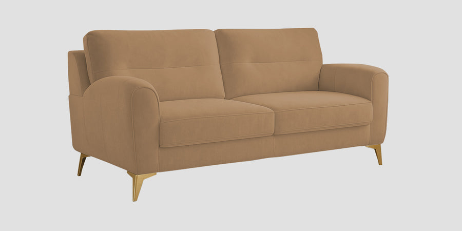 Alpine Fabric 3 Seater Sofa In Copper Brown Colour - Febonic Living
