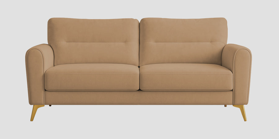 Alpine Fabric 3 Seater Sofa In Copper Brown Colour - Febonic Living
