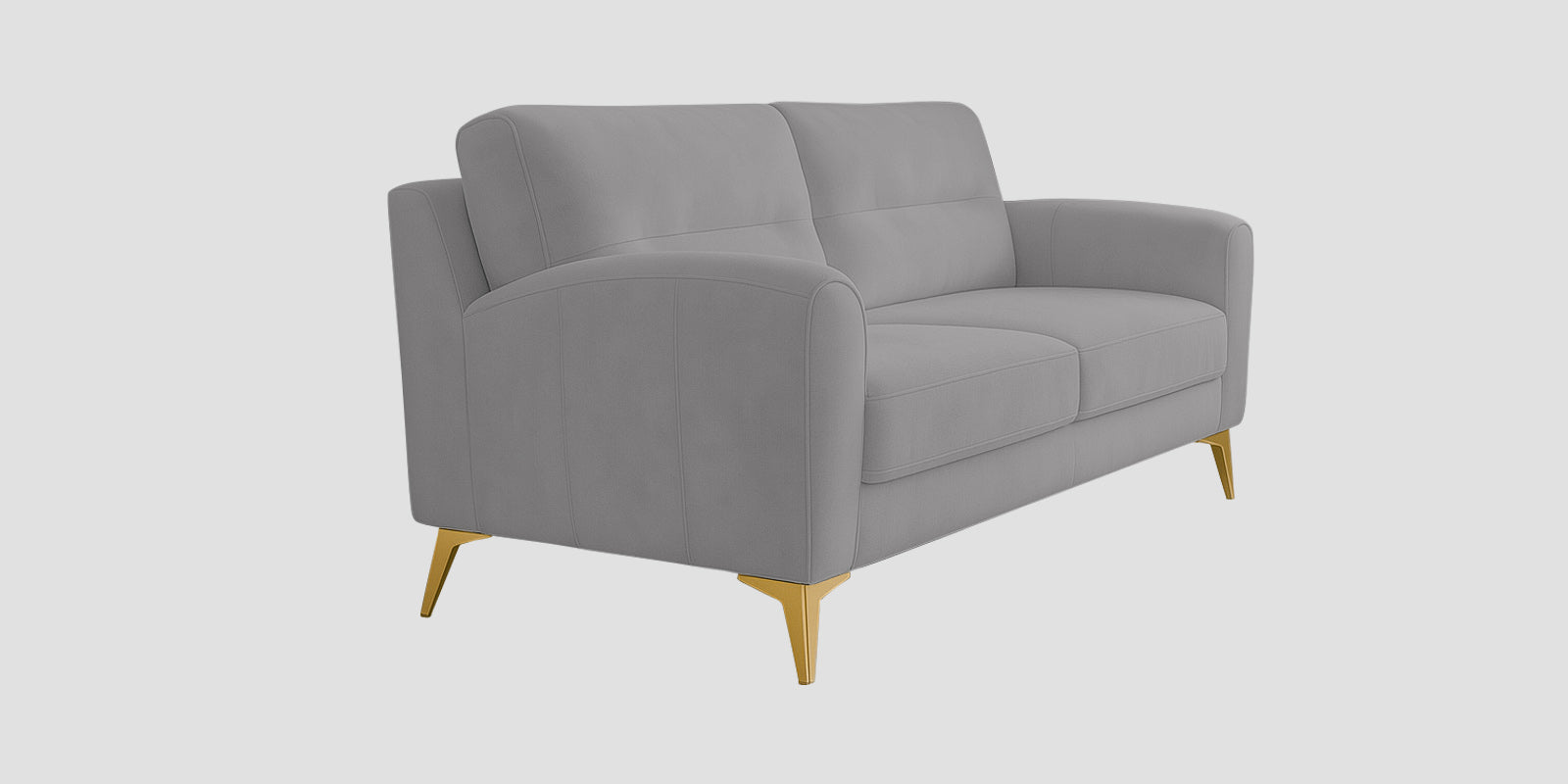Alpine Fabric 3 Seater Sofa In Dim Grey Colour