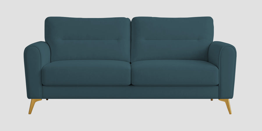 Alpine Fabric 3 Seater Sofa In Sea Blue Colour - Febonic Living