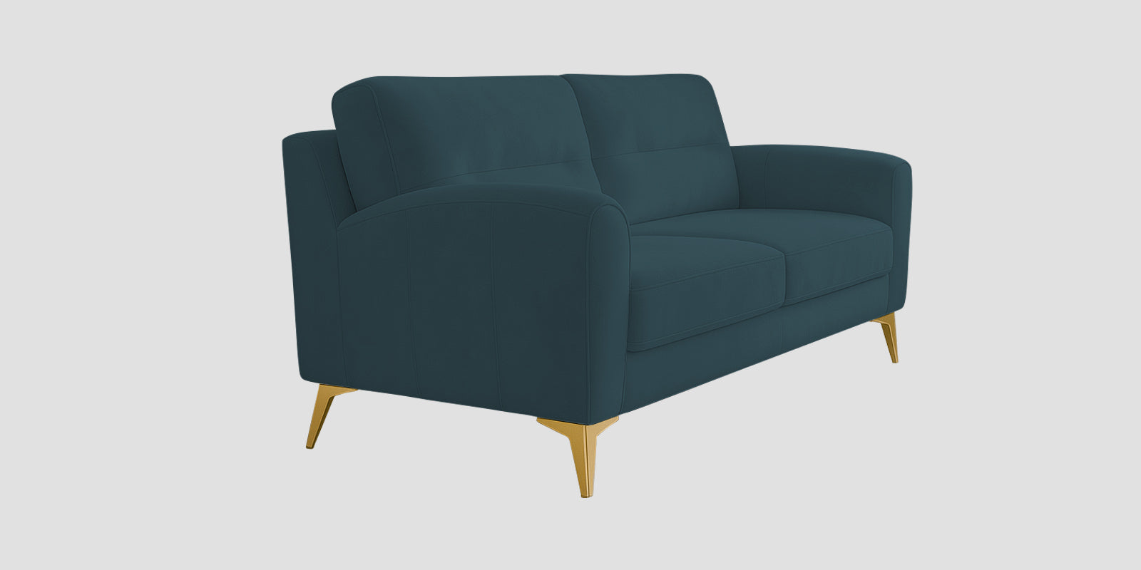Alpine Fabric 3 Seater Sofa In Sea Blue Colour